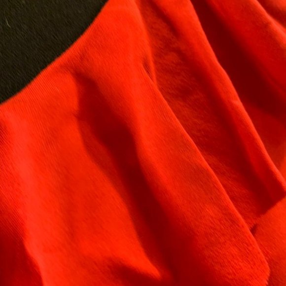 DIVIDED H&M | Red One Sleeve Fitted Ruffle Dress - Picture 6 of 9